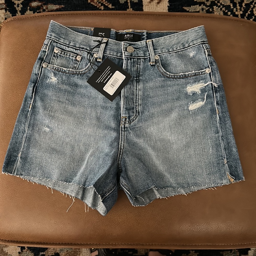 NWT Able Bridget Vintage High Rise Short Sz 27
